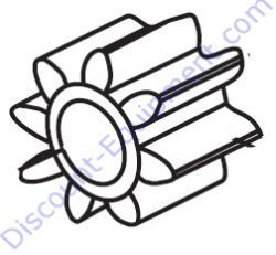 513868 PINION GEAR MultiQuip Whiteman WM63E-WM63H5-WM63H8 Plaster Stucco Mortar Mixer
