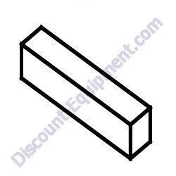 90745ZE2600 SQUARE KEY MultiQuip Whiteman WM63E-WM63H5-WM63H8 Mortar Mixer