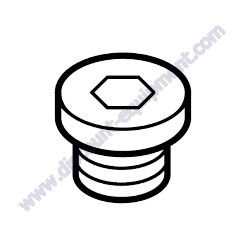 39882GT HEX SOCKET PLUG 090109B-4 Genie GS-2646 AV GS-2646 AV35 Scissor Lift