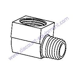 105959GT ELBOW 90 3/8" NPT MALE Genie GS-2646 AV GS-2646 AV35 Scissor Lift