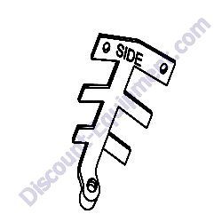 530140C PADDLE ARM CNTR ENG. END MultiQuip Whiteman WM63E-WM63H5-WM63H8 Plaster Stucco Mortar Mixer