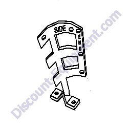 530141C (530141) PADDLE ARM ENGINE END MultiQuip Whiteman WM63E-WM63H5-WM63H8 Plaster Stucco Mortar Mixer