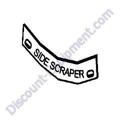 25668-001 BLADE SIDE SCRAPPER MultiQuip Whiteman WM63E-WM63H5-WM63H8 Plaster Stucco Mortar Mixer