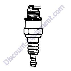 9807956846 SPARK PLUG BPR6ES MultiQuip Whiteman WM63E-WM63H5-WM63H8 Plaster Stucco Mortar Mixer