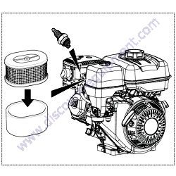 FKITJH55 Filter Service Kit Multiquip JH55C J36H55 J3036H55 Walk-Behind Trowels