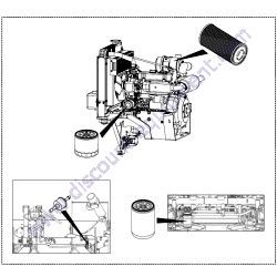FKITHHXDF5 Filter Kit Multiquip HHXDF5 Ride-On Trowel