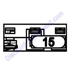 105844 15A MINI FUSE Allmand Night-Lite V-Series Light Tower