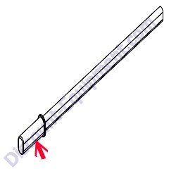 56543 Grip handle 30MM Generac Magnum PLT240 Light Tower