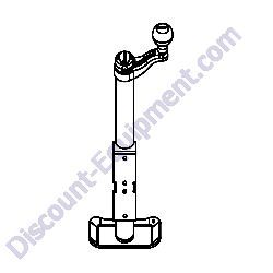 54788 Jack top wind 1200lb large foot Generac Magnum PLT240 Light Tower