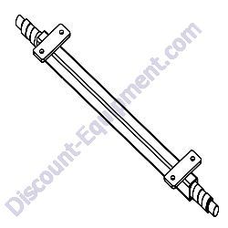 56513 Weldment axle and hub Generac Magnum PLT240 Light Tower