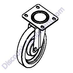 56515 Caster w/lock 6.00 Generac Magnum PLT240 Light Tower