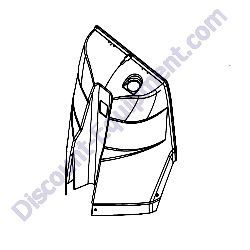 10000012656 Enclosure front cover Generac Magnum MLT6SC Light Tower