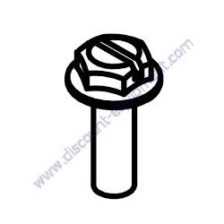 63358 Screw .250-20 x .625 hex wash hd Generac Magnum MLT6SC Light Tower
