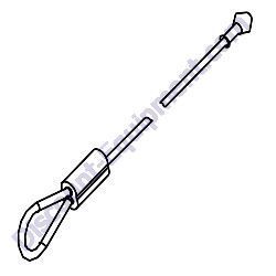 31277 Cable .188 x 78.0 w/ball swedge Generac Magnum MLT6SC Light Tower