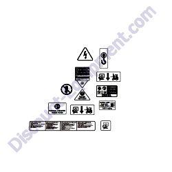 17979 Decal Safety Generac Magnum MLT6SC Light Tower