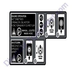 76916 Decal Operation PZ Generac Magnum MLT6SC Light Tower
