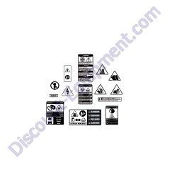 17979 Safety Decal Generac Magnum MLT6SC Light Tower