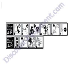 70096 Decal Operation Electric Generac Magnum MLT6SC Light Tower