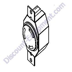 14137 Receptacle 240V/30A twist Generac Magnum MLT6SM-MLT6SK Light Tower