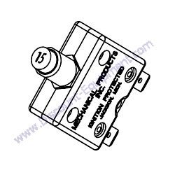 36935 Breaker 15A 250V 1-Pole Generac Magnum MLT6SM-MLT6SK Light Tower