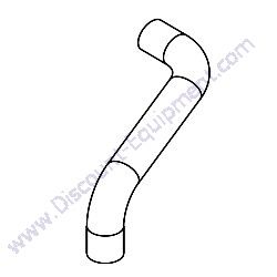 32383SRV Hose radiator upper Generac Magnum MLT6SM-MLT6SK Light Tower