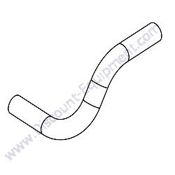16688SRV Hose radiator lower Generac Magnum MLT6SM-MLT6SK Light Tower