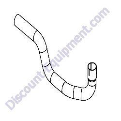 10000033352 (10000022847) Pipe Side Exhaust Generac Magnum MLT6SM-MLT6SK Light Tower
