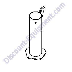 31218B Weldment mast rotation tub Generac Magnum MLT6SM-MLT6SK Light Tower