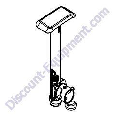 72126 Jack top wind 1200 lb tube mounted Generac Magnum MLT6SM-MLT6SK Light Tower
