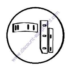 0200KI03AS RUBBER BLADE KIT TK Equipment MM8 MM10 Mortar Mixer