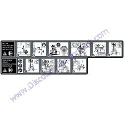17980 Decal Manual Operation Generac Magnum MLT6SM-MLT6SK Light Tower