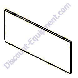 103280 3/4 POLY ACOUSTIC FOAM-LEFT DOOR RECESS Allmand Night-Lite Pro II LD and V-Series Light Tower