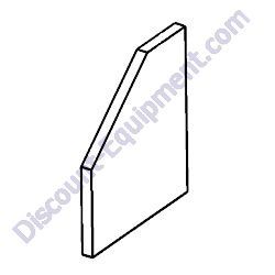 103282 3/4 POLY ACOUSTIC FOAM-LEFT DOOR FRONT Allmand Night-Lite Pro II LD and V-Series Light Tower