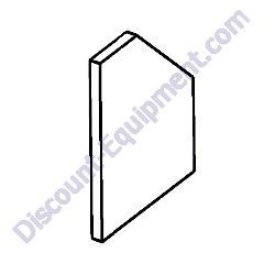 103283 3/4 POLY ACOUSTIC FOAM-RT DOOR FRONT Allmand Night-Lite Pro II LD and V-Series Light Tower