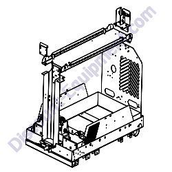 102765P LAYDOWN TOWER FENDER MOUNT PANEL Allmand Night-Lite Pro II LD-Series Light Tower