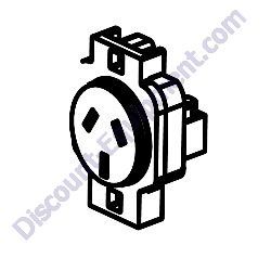 102124 AU1-10 240V RECEPTACLE Allmand Night-Lite Pro II LD and V-Series Light Tower
