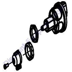 107794 KEY RUBBER BOOT Allmand Night-Lite Pro II LD and V-Series Light Tower
