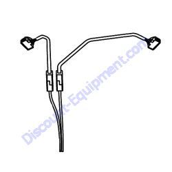 107862 TAIL LIGHT PIGTAIL LONG SQ PLUG HARNESS Allmand Night-Lite Pro II LD and V-Series Light Tower
