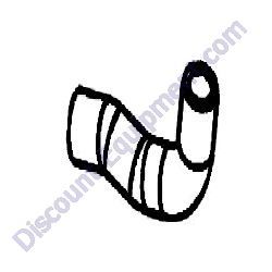 105392 RADIATOR HOSE LOWER KUBOTA Allmand Night-Lite Pro II LD And V-Series Light Tower
