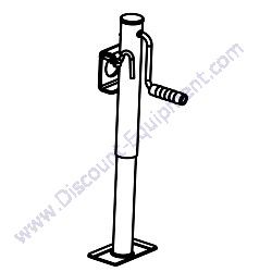 650235 REAR JACK SIDE CRANK Allmand Night-Lite Pro II LD and V-Series Light Tower