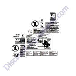 54345 Decal Safety Operation Wet Open Generac Magnum MTP6SZ Trash Pump