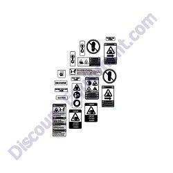 54345 Decal Safety Operation Wet Open Generac Magnum MTP6SZ Trash Pump