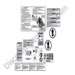 54345 Decal Safety Operation Wet Open Generac Magnum MTP4SZ Trash Pump