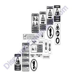 54345 Decal Safety Operation Wet Open Generac Magnum MTP4SZ Trash Pump