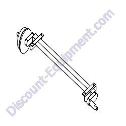 31428 Axle 6000 lb. Torflex Hydraulic Generac Magnum MTP4DZD Trash Pump