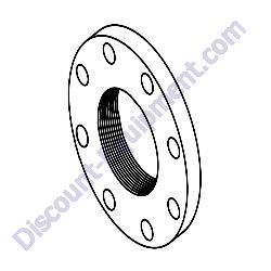 41305B Flange 4.00NPT female ANSI 150 lb Generac Magnum MTP4DZD Trash Pump