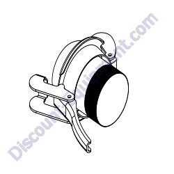 41324 Ball and lock ring 4.0 x 4.0NTP male Generac Magnum MTP4DZD Trash Pump