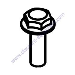 60019 Screw M12-1.75 x 20 sflg hex G8.8 Generac Magnum MTP4DZD Trash Pump