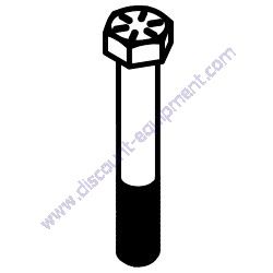 42775 Screw .625-11 x 4.50 hex G5 Generac Magnum MTP4DZD Trash Pump