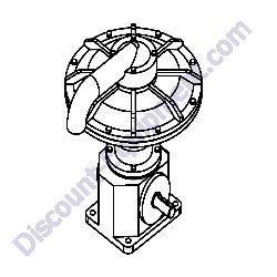 31613B Vacuum Pump Generac Magnum MTP4DZD Trash Pump